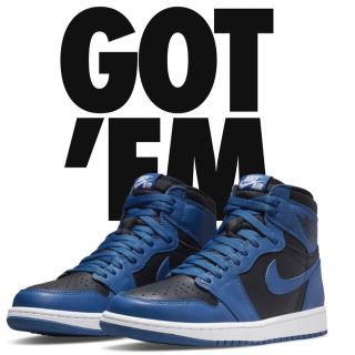 ナイキ(NIKE)のNike Air Jordan 1 High Dark Marina Blue(スニーカー)