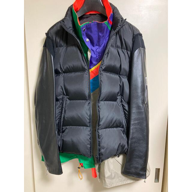 別倉庫からの配送 アンダーカバー×kolor コラボ 袖レザーダウン