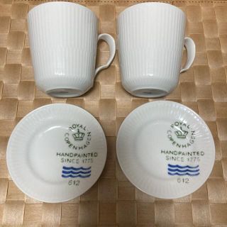 ロイヤルコペンハーゲン(ROYAL COPENHAGEN)のロイヤルコペンハーゲン　マグカップ　ソーサー(グラス/カップ)