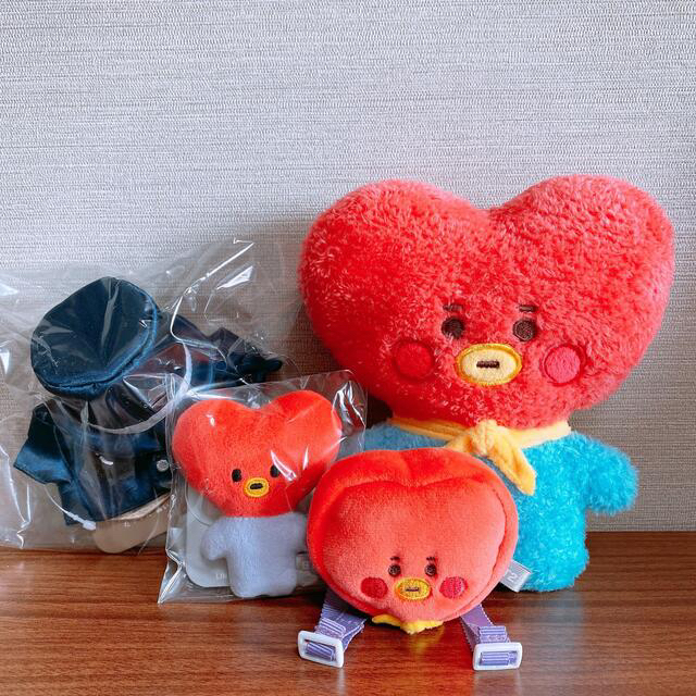 BTS BT21 たっとん S ベビーマスコット リュック タキシード TATA