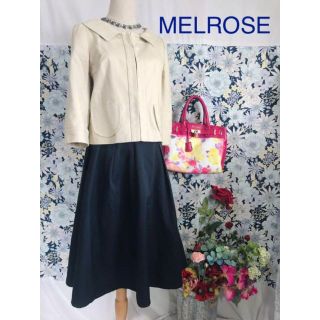 メルローズ(MELROSE)のＭＥＬＲＯＳＥゆるめシルエット&デコルテを見せ。女性らしさいっぱいジャケット(その他)