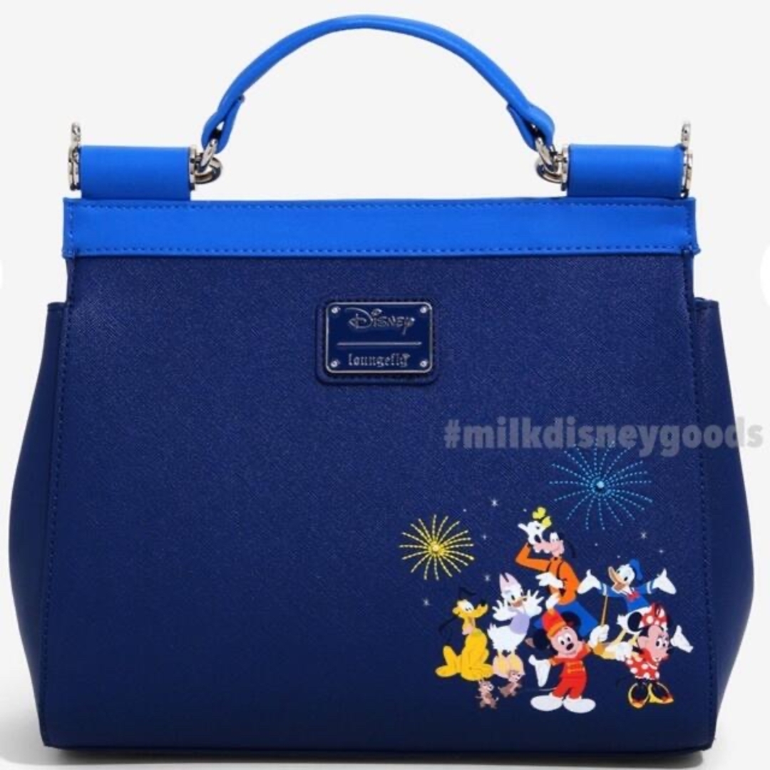 Disney(ディズニー)のLoungefly ディズニーランド 65th記念 ショルダーバッグ 完売品 レディースのバッグ(ショルダーバッグ)の商品写真