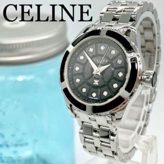 セリーヌ(celine)の475 CELINE セリーヌ時計　レディース腕時計　美品　箱付き　希少　ダイヤ(腕時計)