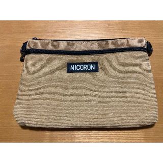 NiCORON　ニコロン　ポーチ　藤田ニコル　ニコルン　コーデュロイ(ポーチ)