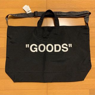 オフホワイト(OFF-WHITE)の19AW Off-White QUOTE TOTE BAG "GOODS"(ショルダーバッグ)