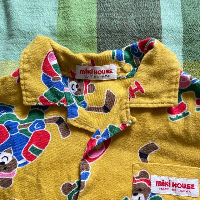 mikihouse(ミキハウス)の期間限定価格ミキハウス　ビンテージシャツ キッズ/ベビー/マタニティのキッズ服男の子用(90cm~)(ブラウス)の商品写真