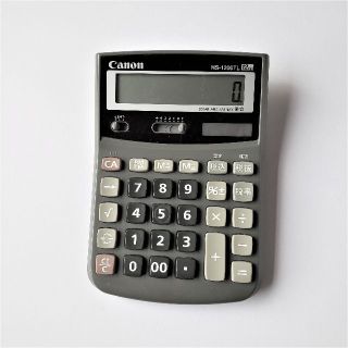 キヤノン(Canon)の【CANON】卓上電卓 12桁 HS-1200TL　～新品電池交換済～(オフィス用品一般)