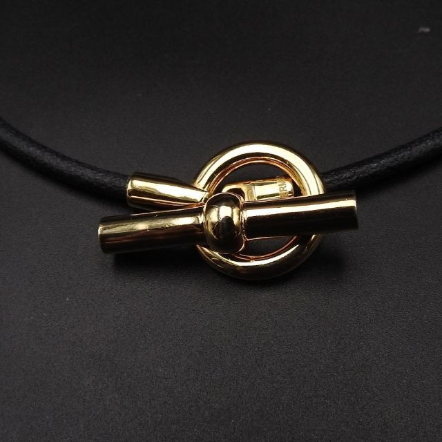 エルメス HERMES グレナンレザーチョーカー ダブルラップブレスレット