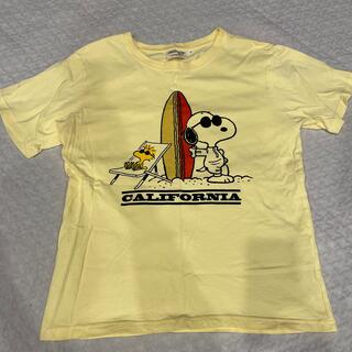 ピーナッツ(PEANUTS)のスヌーピー　Tシャツ メンズMサイズ(Tシャツ/カットソー(半袖/袖なし))