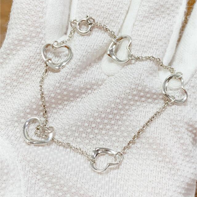 Tiffany & Co.(ティファニー)のティファニー　オープンハート  5連　ブレスレット　シルバー925  袋付き♡ レディースのアクセサリー(ブレスレット/バングル)の商品写真