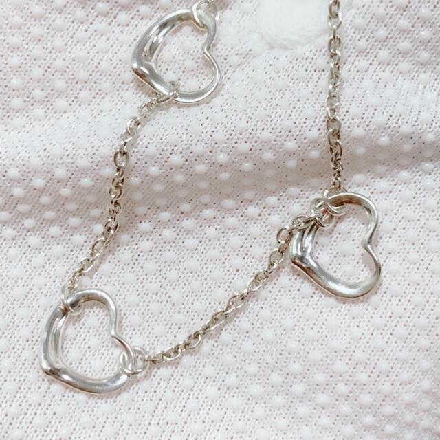 Tiffany & Co.(ティファニー)のティファニー　オープンハート  5連　ブレスレット　シルバー925  袋付き♡ レディースのアクセサリー(ブレスレット/バングル)の商品写真