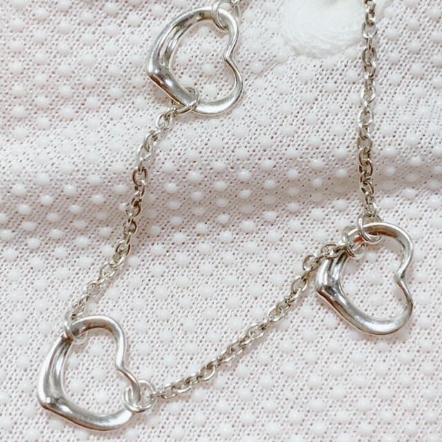 Tiffany & Co.(ティファニー)のティファニー　オープンハート  5連　ブレスレット　シルバー925  袋付き♡ レディースのアクセサリー(ブレスレット/バングル)の商品写真