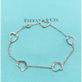 Tiffany&Co.925ファイブオープンハートブレスレット