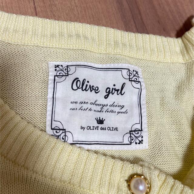OLIVEdesOLIVE - 美品 オリーブ カーディガンの通販 by ありす's shop