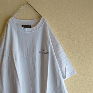アルマーニジーンズ(ARMANI JEANS)のARMANI JEANS オーバーサイズ ロゴTシャツ USA製 コットン(Tシャツ/カットソー(半袖/袖なし))