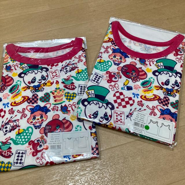 GrandGround(グラグラ)のグラグラ 新品 120cm  2枚セット キッズ/ベビー/マタニティのキッズ服女の子用(90cm~)(Tシャツ/カットソー)の商品写真