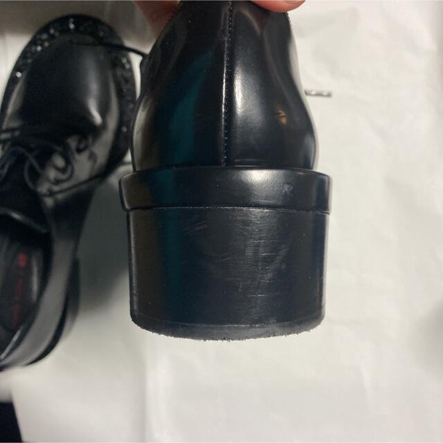 H&M(エイチアンドエム)の【H&M × Simone Rocha】レザーダービーシューズ ヒール 43 メンズの靴/シューズ(ドレス/ビジネス)の商品写真