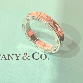 ティファニー(Tiffany & Co.)のティファニー 1837 バシド 希少 ダイヤモンド スタッキング リング 5号(リング(指輪))