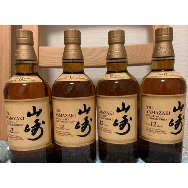 食品/飲料/酒サントリー山崎12年 ４本