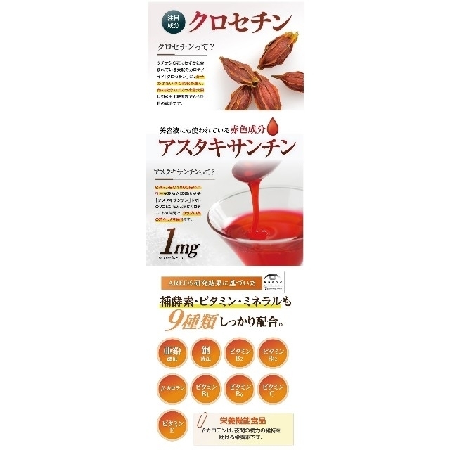 疲れ目に めなり さくらの森 めなり 60粒 ２袋 食品/飲料/酒の健康食品(その他)の商品写真