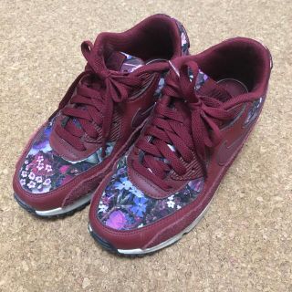 ナイキ(NIKE)のNIKE ナイキ　エアマックス90 花柄　23センチ(スニーカー)