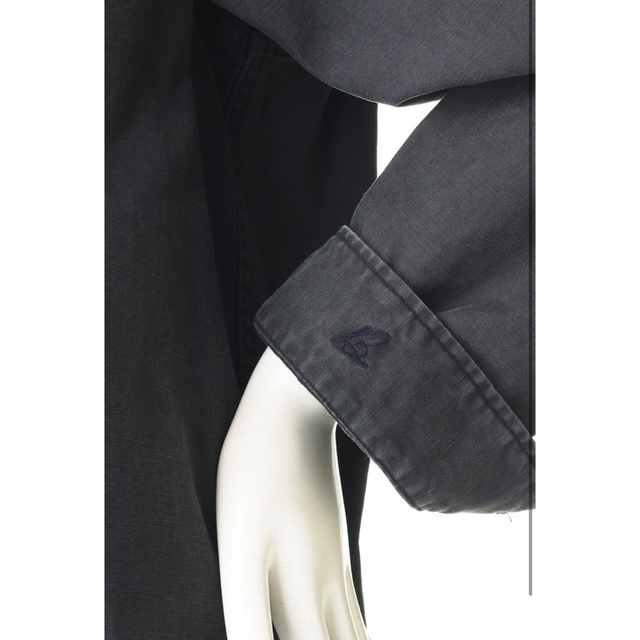 MADISONBLUE(マディソンブルー)の美品❤️マディソンブルー  ハンプトン　バックサテン　シャツ　ブラック レディースのトップス(シャツ/ブラウス(長袖/七分))の商品写真
