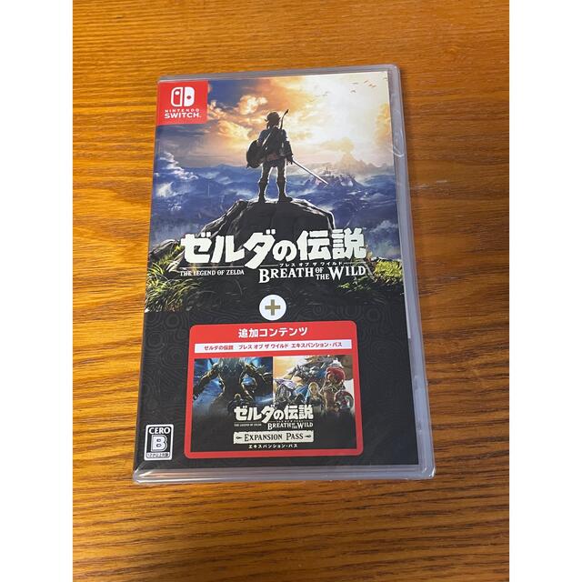 新品未開封　ゼルダの伝説 ブレス オブ ザ ワイルド ＋ エキスパンション・パス