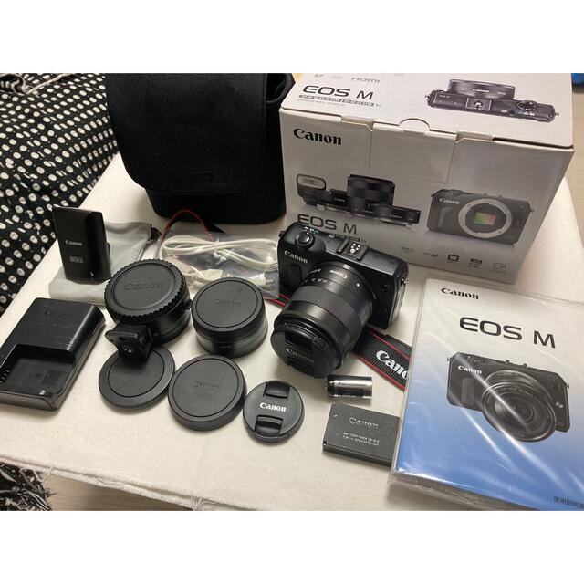 2021年春の - Canon Canon BK Wレンズキット M EOS ミラーレス一眼 2021年春の - Canon Canon BK Wレンズキット M EOS ミラーレス一眼