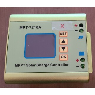 【ジャンク品】ソーラーパネル　バッテリー充電　コントローラー　MTP-7210A(その他)
