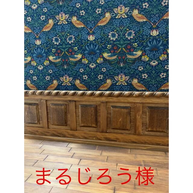 コロナ応援企画、モリス生地の背景ボード¥9000→¥8000