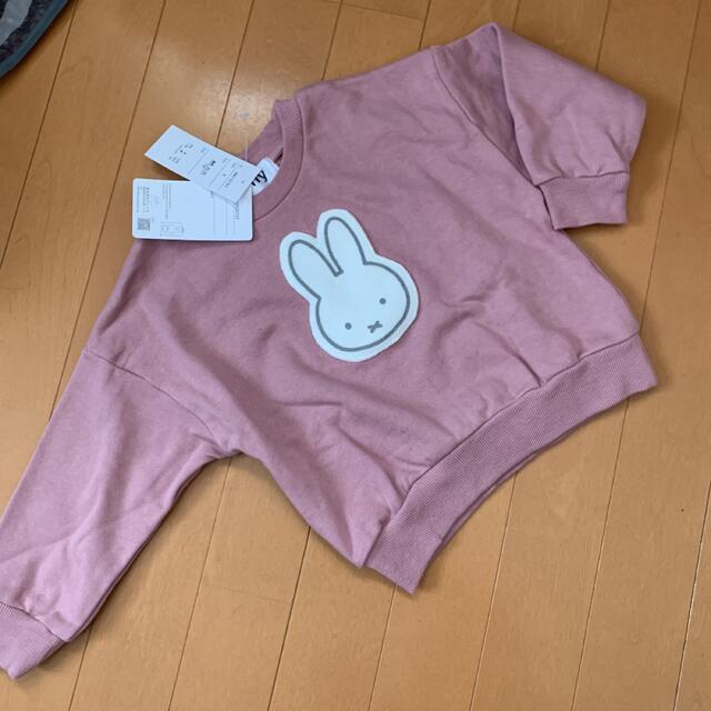 トレーナー ミッフィー 長袖 キッズ/ベビー/マタニティのキッズ服女の子用(90cm~)(Tシャツ/カットソー)の商品写真