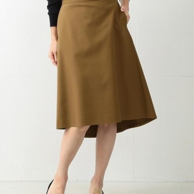 Demi-Luxe BEAMS(デミルクスビームス)のDemi-Luxe BEAMS / バックフレア Aラインスカート レディースのスカート(ひざ丈スカート)の商品写真