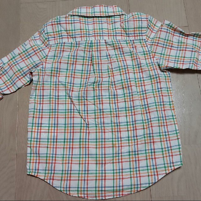 babyGAP(ベビーギャップ)の新品未使用　babyGAP　チェックシャツ サイズ100 キッズ/ベビー/マタニティのキッズ服男の子用(90cm~)(ブラウス)の商品写真