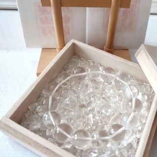 ◇鑑定済み◇天然本水晶◇大玉 14㍉◇5Aランク◇パワーストーンブレスレット