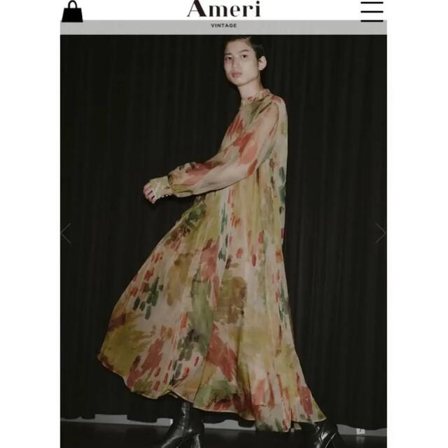 Ameri VINTAGE(アメリヴィンテージ)のマッキーさま専用❤️AMERI❤️UND WILLOW PAINT DRESS レディースのワンピース(ロングワンピース/マキシワンピース)の商品写真