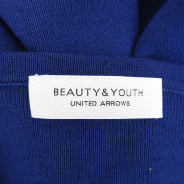 BEAUTY&YOUTH UNITED ARROWS(ビューティアンドユースユナイテッドアローズ)のB&Y ユナイテッドアローズ ニット カットソー 五分袖 ラウンドネック 無地 レディースのトップス(ニット/セーター)の商品写真