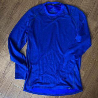 パタゴニア(patagonia)のパタゴニア　Patagonia ロンT  ベースレイヤー　ブルー 長袖(Tシャツ/カットソー(七分/長袖))