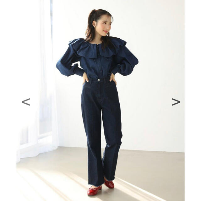 NICE CLAUP(ナイスクラップ)のNICE CLAUP onlydenim　blouse レディースのトップス(シャツ/ブラウス(長袖/七分))の商品写真