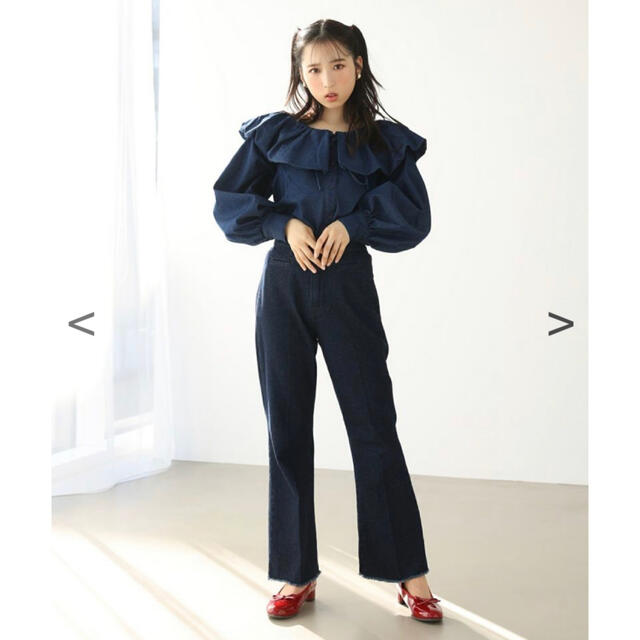 NICE CLAUP(ナイスクラップ)のNICE CLAUP onlydenim　blouse レディースのトップス(シャツ/ブラウス(長袖/七分))の商品写真