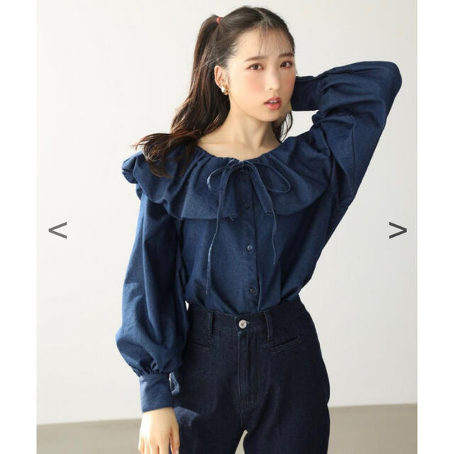 NICE CLAUP(ナイスクラップ)のNICE CLAUP onlydenim　blouse レディースのトップス(シャツ/ブラウス(長袖/七分))の商品写真