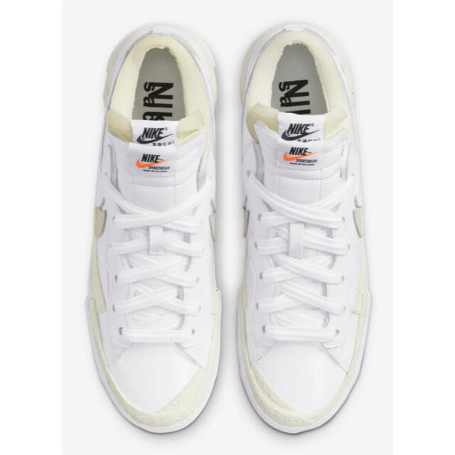 sacai×Nike BlazerLow"WhitePatentLeather" 2