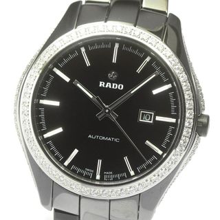 ラドー(RADO)の☆極美品★箱・保証書付き【RADO】ラドー ハイパークローム R32482152 ダイヤベゼル デイト 自動巻き レディース 【2210】【ev20】(腕時計)