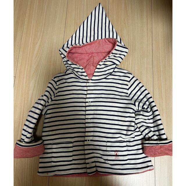 PETIT BATEAU(プチバトー)のプチバトー  パーカー　18m81cm キッズ/ベビー/マタニティのベビー服(~85cm)(ジャケット/コート)の商品写真