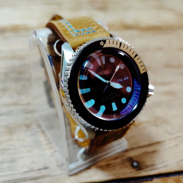 SEIKO MOD SKX007カスタム時計 自動巻き デイデイ - 腕時計