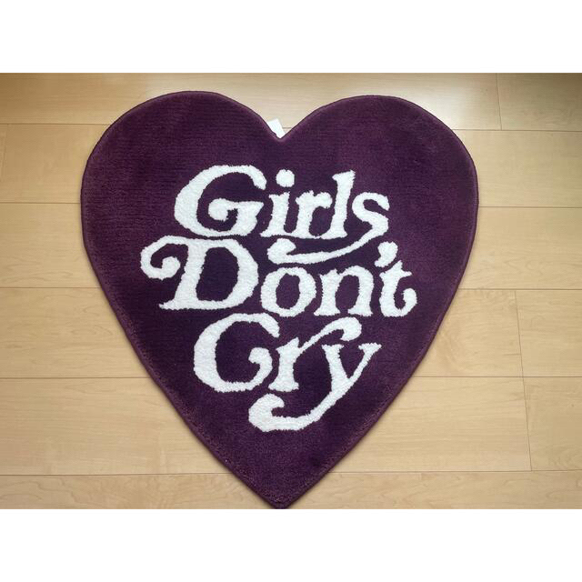 Girls Don't Cry ハート ラグ マット - ラグ