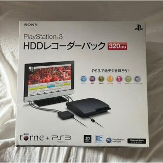 プレイステーション3(PlayStation3)のSONY PlayStation3 CECH-3000B 320GB&torne(家庭用ゲーム機本体)