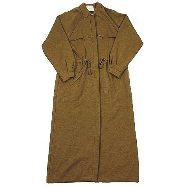 美品 18AW タン TAN ニット ラグランスリーブ コート アウター F