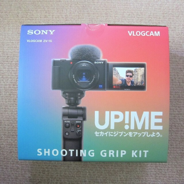 新品未開封 SONY VLOGCAM ZV-1G シューティンググリップキット