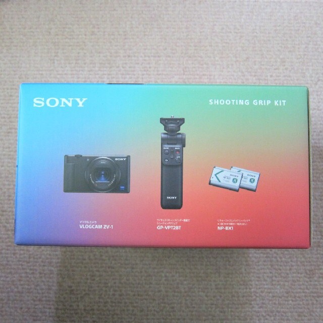 新品未開封 SONY VLOGCAM ZV-1G シューティンググリップキット