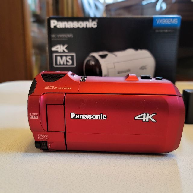 パナソニック 4Kビデオカメラ HC-VX992MS-R 予備バッテリー付